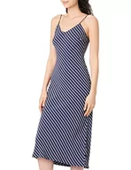 Sukienki - Tommy Hilfiger Nalome Slip Dress Ns sukienka damska, Niebieski (Hollie Stp Peacoat 424), 36 PL - miniaturka - grafika 1