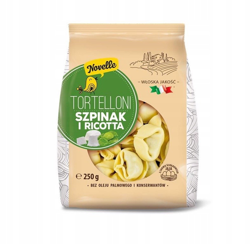 Hilcona Tortelloni z nadzieniem z ricotty i szpinaku 2kg
