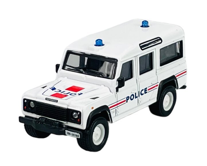 BBURAGO EMERGENCY LAND ROVER DEFENDER 110 POLICJA 1:47 32003