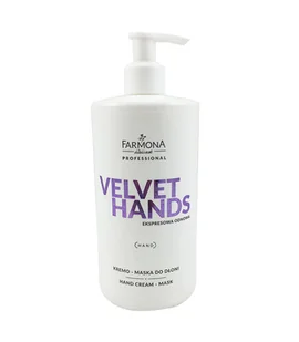 Farmona Velvet Hands Kremo-maska do dłoni 500ml - Kremy i maski do rąk - miniaturka - grafika 2