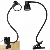 Lampy stojące - Aigostar Lampka biurkowa LED MOCOWANA KLIPSEM DO BLATU Czarny 182267 - miniaturka - grafika 1
