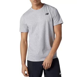 Koszulki sportowe męskie - Koszulka New Balance MT11070AG - szara - grafika 1