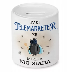 Skarbonka Dla Telemarketera na Urodziny na Prezent z Nadrukiem ze Zdjęciem - Skarbonki - miniaturka - grafika 1
