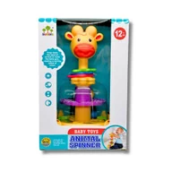 Zabawki zręcznościowe - BĄK dla niemowlaka KARUZELA SENSORYCZNA z PIŁECZKAMI od 12 miesięcy - miniaturka - grafika 1