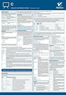 Tablice informatyczne. C - E-booki - informatyka - miniaturka - grafika 1