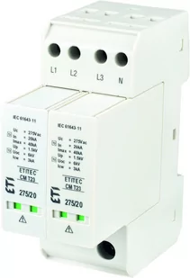 ETI Modułowy ogranicznik przepięć ETITEC CM T23 275/20 4+0 - Inne akcesoria elektryczne - miniaturka - grafika 1
