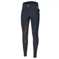Bryczesy - Bryczesy zimowe damskie Equestrian Queen Warrington 23AW pełny lej - miniaturka - grafika 1