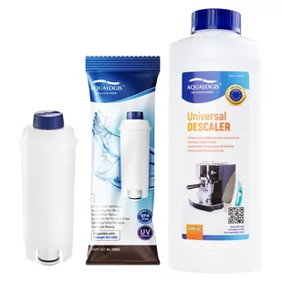 Zestaw Delonghi - AL-S002, Uniwersalny Odkamieniacz 500ml - Akcesoria i części do ekspresów do kawy - miniaturka - grafika 1
