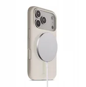 Etui i futerały do telefonów - Crong Color Cover Magnetic - Etui MagSafe iPhone 17 Pro kamienny beż - miniaturka - grafika 1
