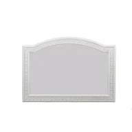 Lustra - STYLOWE LUSTRO W DREWNIANEJ RZEŹBIONEJ RAMIE KOLOR BIEL ANTYCZNA 152046  / POLOMEBLE - miniaturka - grafika 1