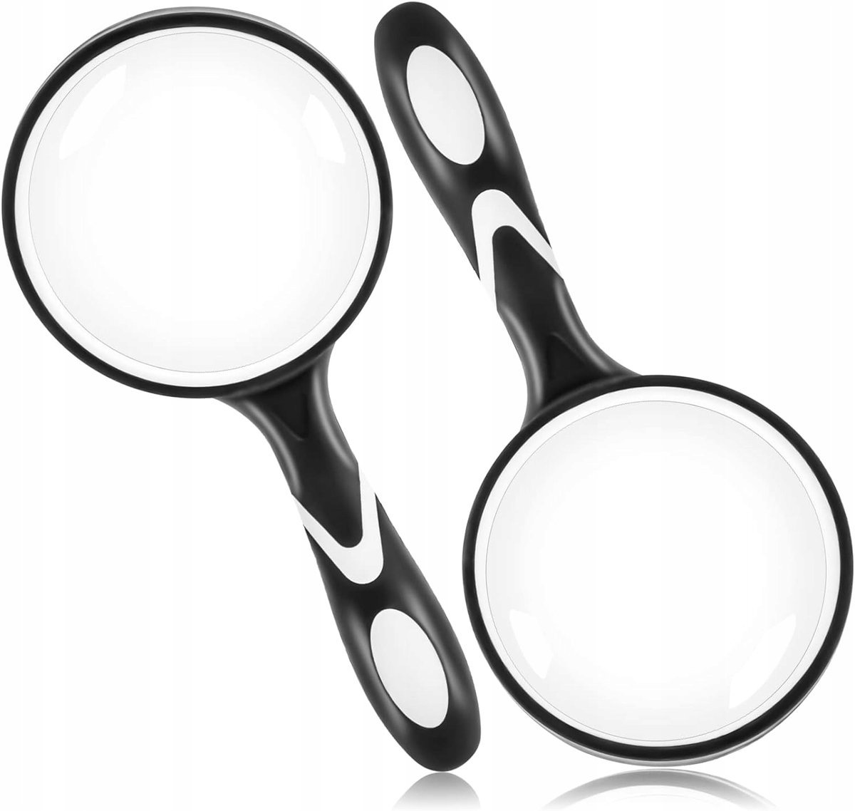 Profesjonalna Lupa Do Czytania Szkło Powiekszające Duża 75Mm Klasyczna