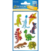 Naklejki brokatowe Dinozaury - Zabawki kreatywne - miniaturka - grafika 1