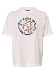 JOOP! T-shirt damski Kobiety Bawełna biały nadruk, 36 - Koszulki i topy damskie - miniaturka - grafika 1