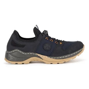 Półbuty Rieker M0564-14 - Sneakersy damskie - miniaturka - grafika 1