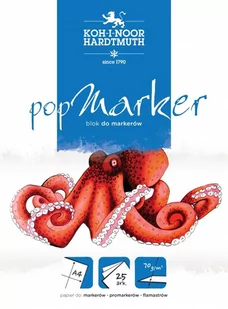 Koh-I-Noor Blok popmarker A4 25 kartek 70G. - Artykuły biurowe - miniaturka - grafika 2