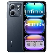 Telefony komórkowe - Infinix Hot 50i 4/128GB Czarny - miniaturka - grafika 1