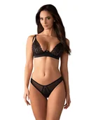 Biustonosze - Biustonosz Donarella Czarny (Rozmiar XS/S) - miniaturka - grafika 1