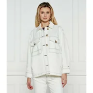 Kurtki damskie - Tommy Hilfiger Jeansowa kurtka Oversize fit - miniaturka - grafika 1