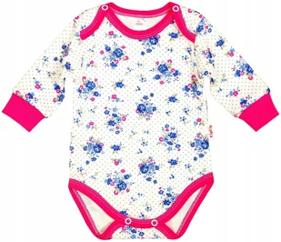 Body długi rękaw 2 napy 100% Bawełna r 56 KLEKLE - Body dla niemowląt - miniaturka - grafika 1