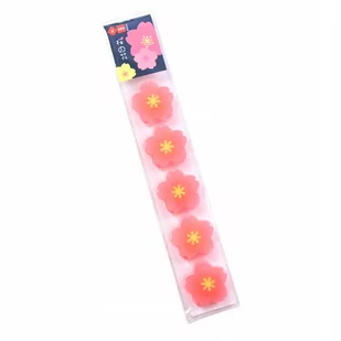 SAKURA KWIAT WIŚNI GUMKI DO MAZANIA ŚCIERANIA 5SZT - Gumki biurowe - miniaturka - grafika 1