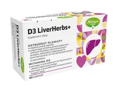 Układ pokarmowy - D3 LiverHerbs+, 60 tabletek - miniaturka - grafika 1