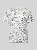 Koszulki i topy damskie - T-shirt o kroju regular fit z czystej bawełny - miniaturka - grafika 1