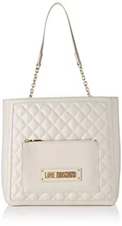 Torebki damskie - Love Moschino Damska torba na ramię Borsa pikowana Nappa PU, Off-white (Avorio), - grafika 1