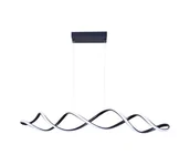 Lampy sufitowe - LED Żyrandol na lince INFINITO LED/43W/230V czarny - miniaturka - grafika 1