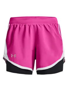 Under Armour Szorty kolarskie "Fly By 2.0" w kolorze różowym - Spodnie sportowe damskie - miniaturka - grafika 1