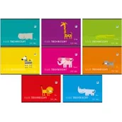 Szkolne artykuły papiernicze - Inter-druk Blok techniczny A4 BB Kids 10k biały - miniaturka - grafika 1