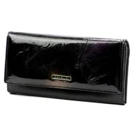 Portfele - Portfel damski z elementami ze skóry naturalnej Cavaldi PN22 YM - miniaturka - grafika 1