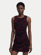 Sukienki - Desigual Sukienka koktajlowa Petofrunce 25WWVW20 Bordowy Slim Fit - miniaturka - grafika 1