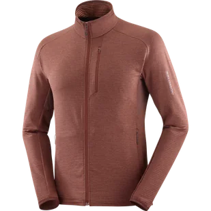 BLUZA SALOMON ESSENTIAL LTWARM FZ M C23528 - Bluzy sportowe męskie - miniaturka - grafika 1