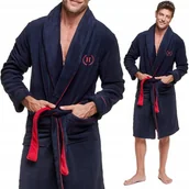 Szlafroki męskie - ﻿SZLAFROK męski ciepły długi HENDERSON GOT 36375-59 - M - miniaturka - grafika 1