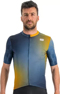 Koszulki rowerowe - Sportful Rocket Jersey Men, niebieski/żółty XXL 2022 Koszulki kolarskie - grafika 1