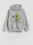 Bluzy dla chłopców - Reserved - Bluza Brawl Stars - jasnoszary - miniaturka - grafika 1