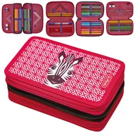 Moda i Uroda OUTLET - Herlitz Piórnik 31 części potrójny Cute Animals Zebra 50038800 - miniaturka - grafika 1