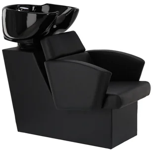 Myjnia myjka fryzjerska barberska Lily do salonu fryzjerskiego barberskiego ruchoma misa ceramiczna armatura bateria słuchawka - Myjki fryzjerskie - miniaturka - grafika 1