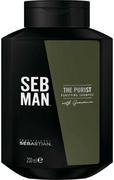 Szampony dla mężczyzn - Seb Man The Purist Szampon przeciwłupieżowy do włosów dla mężczyzn 250ml - miniaturka - grafika 1