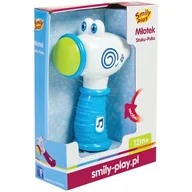 Zabawki interaktywne dla dzieci - Smily play MŁOTEK STUKU-PUKU NIEBIESKI 24/48 SP83135 AN01 - miniaturka - grafika 1