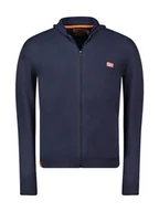 Swetry męskie - Geographical Norway Kardigan "Felinood" w kolorze granatowym - miniaturka - grafika 1