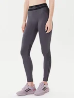 Legginsy - adidas Legginsy Hyperglam JN2651 Szary Slim Fit - miniaturka - grafika 1