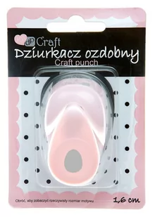 DpCraft Dziurkacz ozdobny jajko, 1,6 cm, DPCraft - Dekoratorstwo - miniaturka - grafika 1