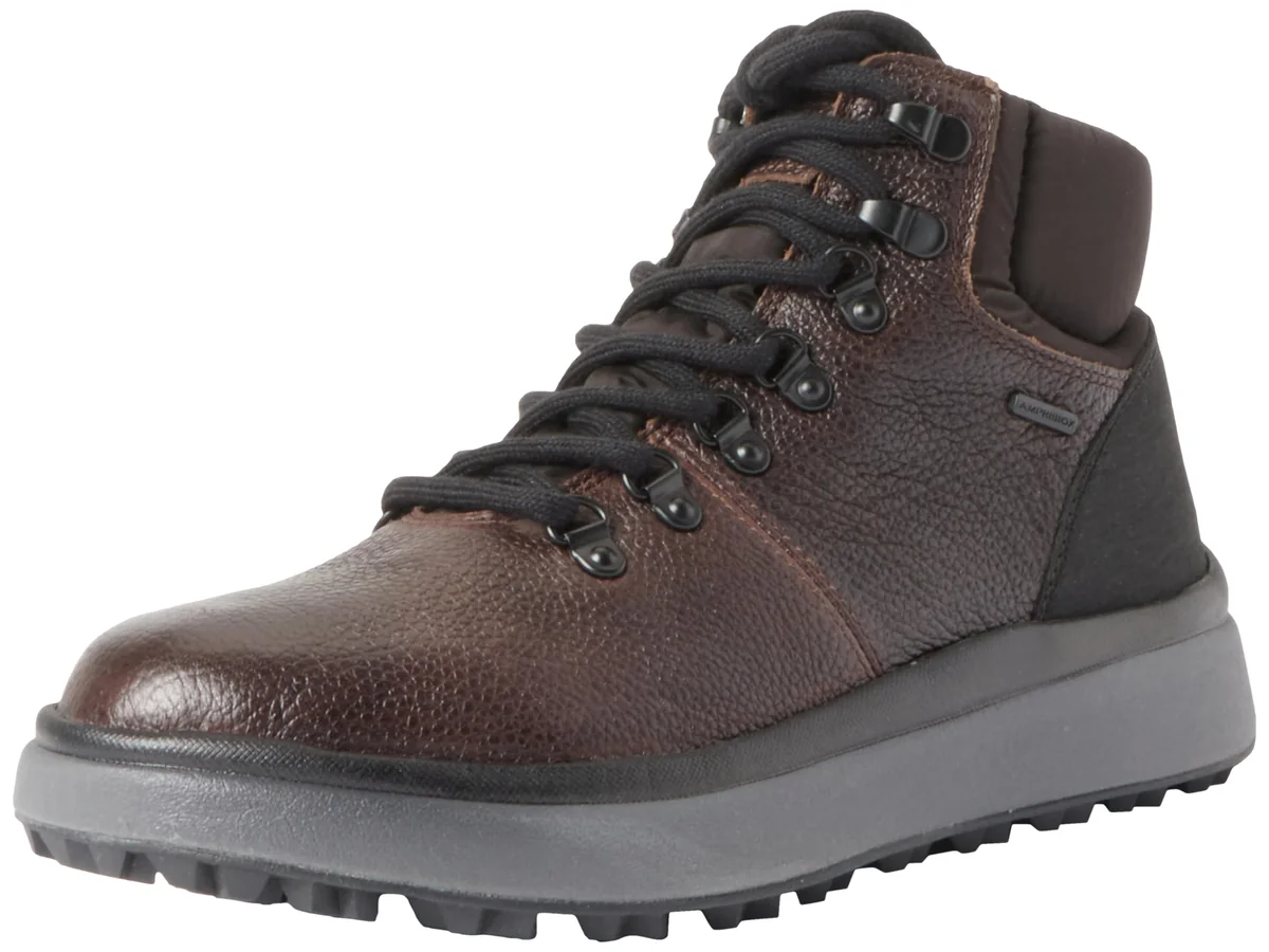 Geox Męskie buty U Granito + Grip B A Ankle Boot, Kaffee, 44 EU