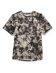 The North Face Męskie 24/7 S/S Reg Print Koszulka Clay Grey Micro Halfdom M - Koszulki męskie - miniaturka - grafika 1