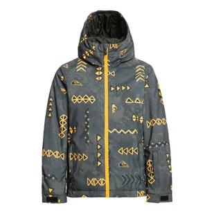 Dziecięca Kurtka ocieplana QUIKSILVER MORTON YOUTH JK EQBTJ03171-KVJ6 – Szary - Kurtki narciarskie - miniaturka - grafika 1
