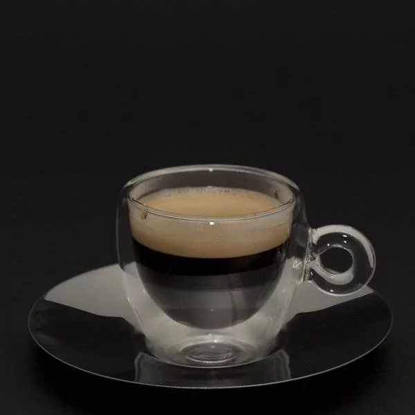 Luigi Bormioli Filiżanki termiczne do espresso, 2 szt + podstawki