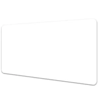 Podkładki na biurko - Mata podkładka ochronna na biurko biała 90x45 cm - miniaturka - grafika 1