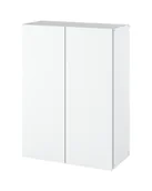 Szafki łazienkowe - Szafka Łazienkowa Wisząca 60cm HUGO Biała Mat - miniaturka - grafika 1