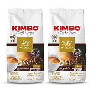2x Kawa ziarnista KIMBO Aroma Gold 1 kg - Kawa - miniaturka - grafika 1